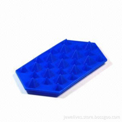 Ice tray with FDA and LFBG marks, diamond shape